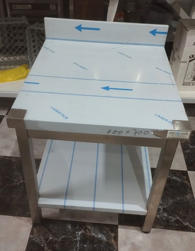 Mesa industrial acero inoxidable 