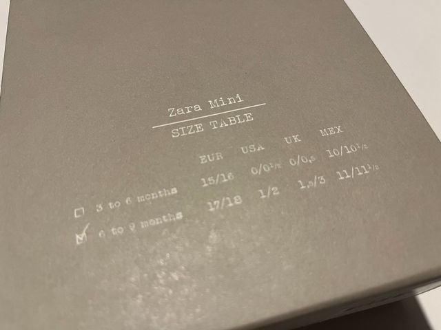 Botitas bebé Zara Mini