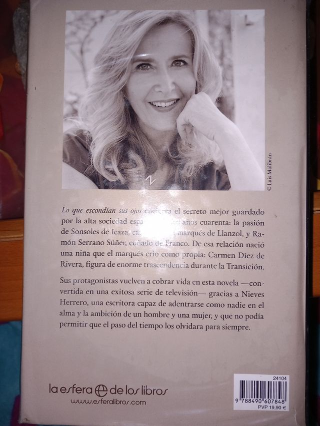 Libro. LO QUE ESCONDIAN SUS OJOS.