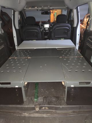 Mueble furgoneta camper Peugeot partner 