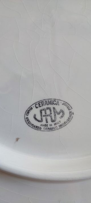 Piatto vintage in ceramica VARM