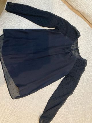 Blusa mujer massimo dutti negra
