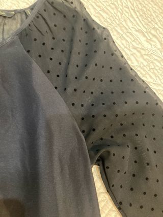 Blusa mujer massimo dutti negra