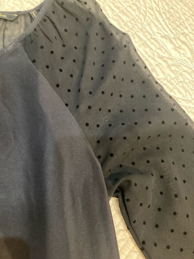 Blusa mujer massimo dutti negra