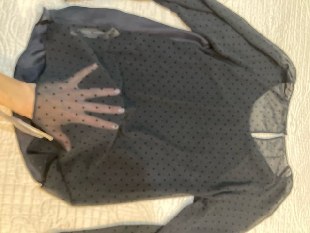 Blusa mujer massimo dutti negra