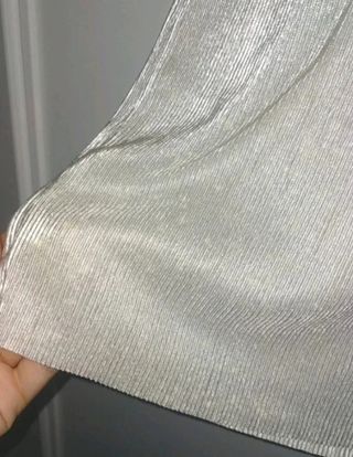 Camiseta Stradivarius Metalizada