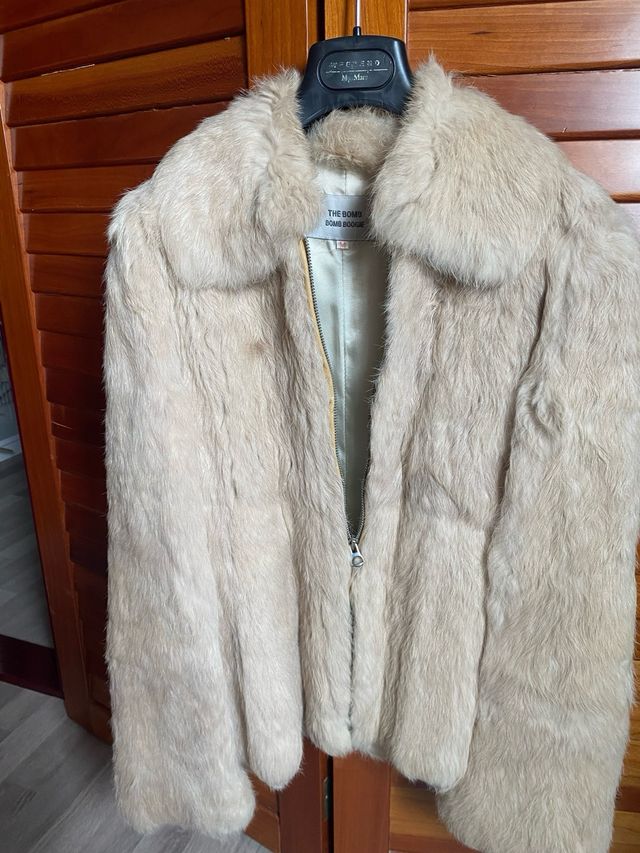 Pellicciotto in lapin colore miele 