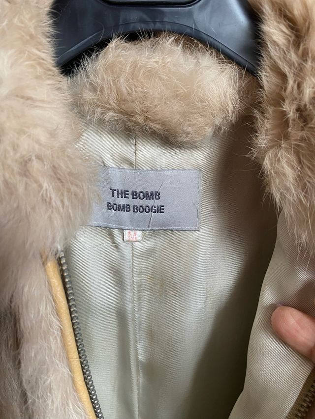 Pellicciotto in lapin colore miele 