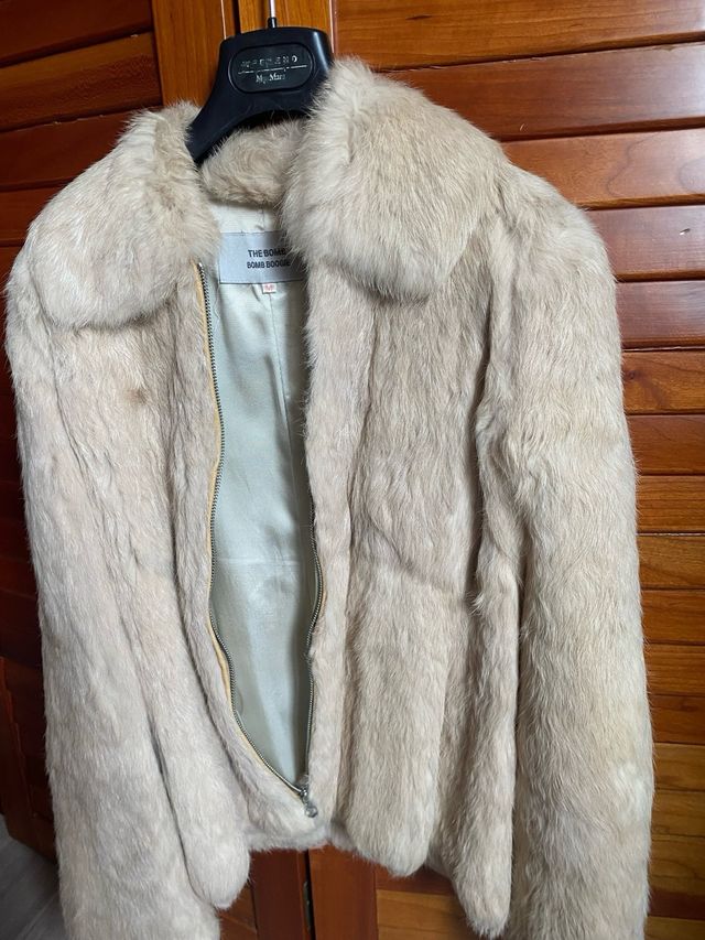 Pellicciotto in lapin colore miele 