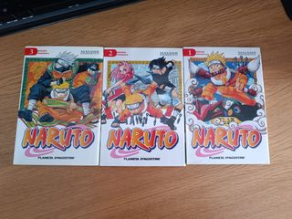 Naruto Mangas 1, 2 y 3
