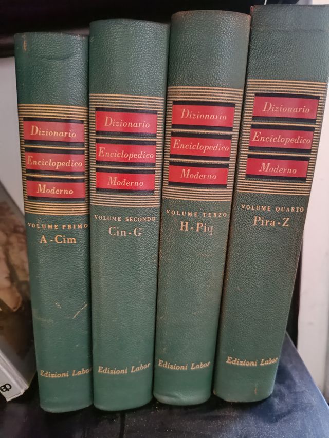 dizionario enciclopedico moderno 1953 con atlante