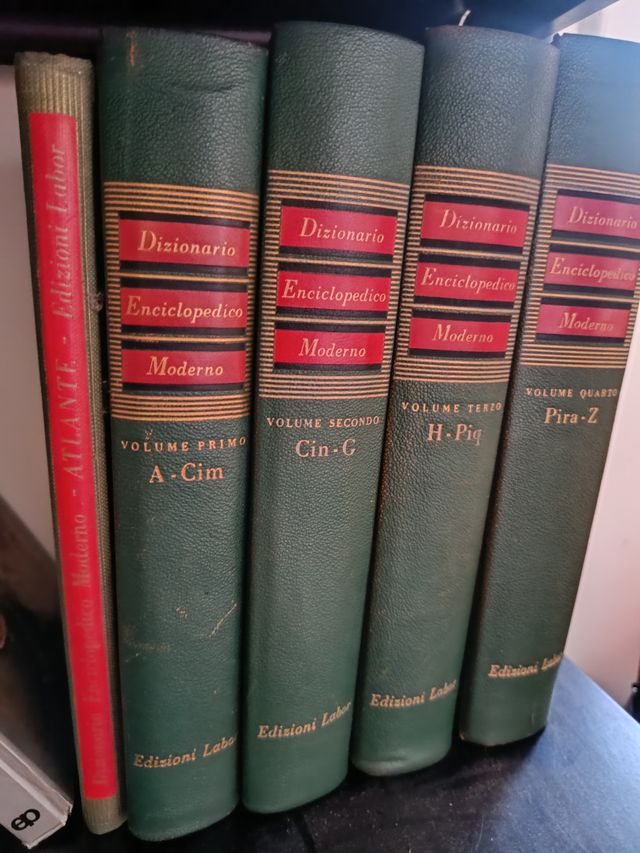 dizionario enciclopedico moderno 1953 con atlante