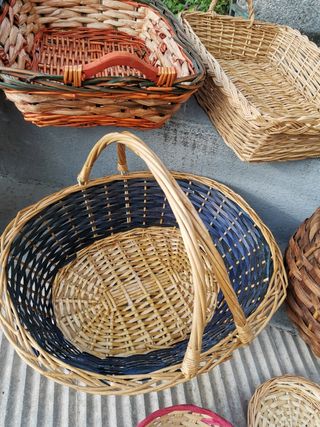Set cestini in vimini 