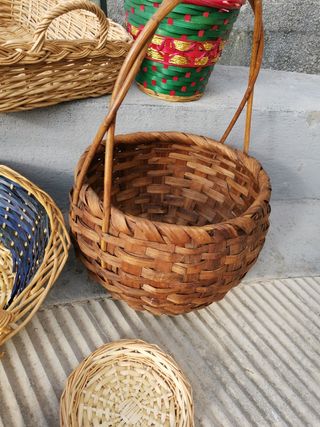 Set cestini in vimini 