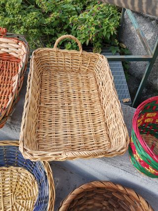Set cestini in vimini 