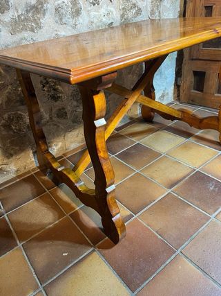 MESA DE MADERA PINO MACIZA