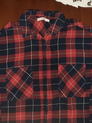 Camisa de cuadros pull and bear