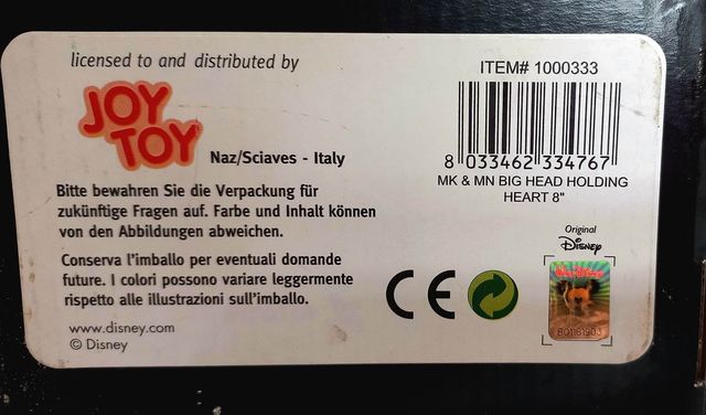 Collezioni Disney- Minni e Topolino- Valentine's