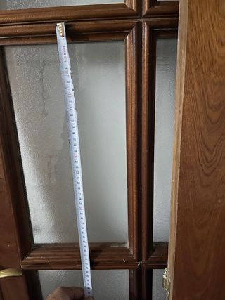 Puertas de paso sapeli con cristales