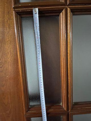 Puertas de paso sapeli con cristales