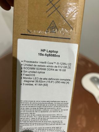 Ordenador Portatil HP