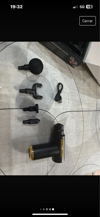 pistola de masaje