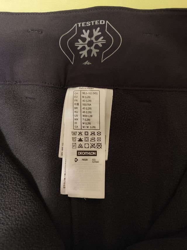 Pantalón de montaña y nieve