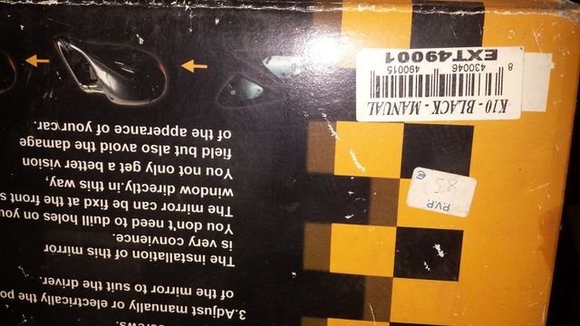 RETROVISOR ESPEJO TIPO M3 TUNING