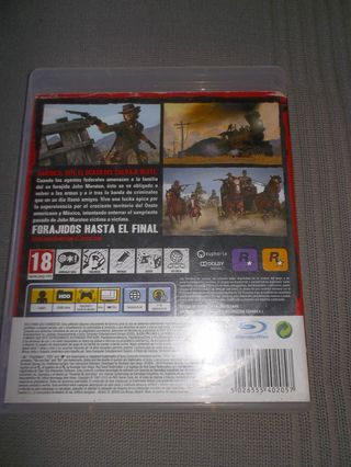 PS3 RED DEAD REDEMTION ROCKSTAR PLAYSTATION 3