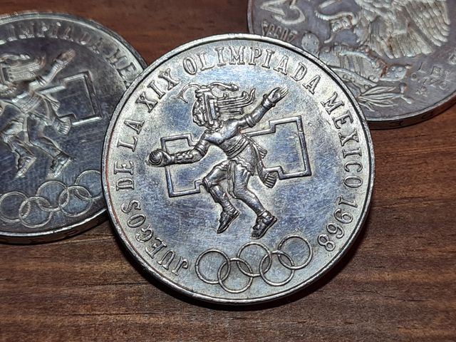 25 Pesos 1968 Olimpíadas México