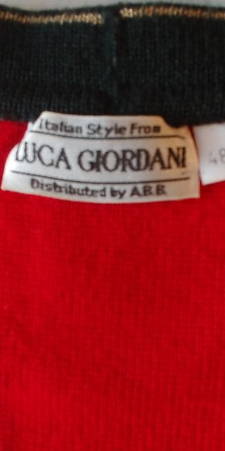 Cardigan rosso tg 48