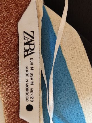 Blusa donna fantasia. Zara. M