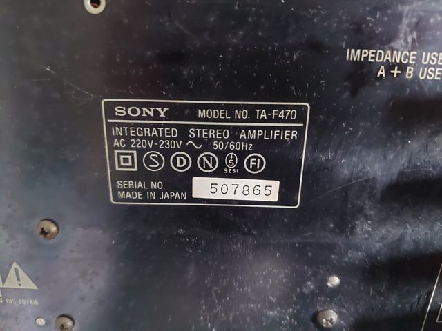 Sony TA-F470