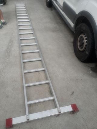 Escalera 1 tramo aluminio larga
