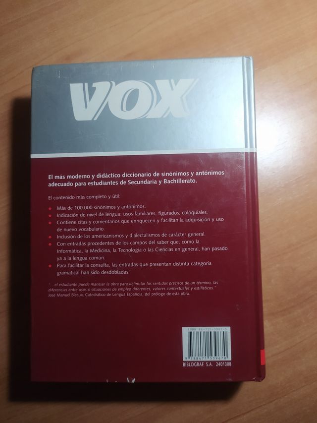Diccionario Avanzado Sinnimos Y Antnimos De LA Lengua Espaol (Spanish Edition)
