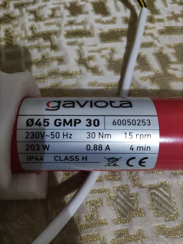 Moto de persiana Nuevo marca Gaviota