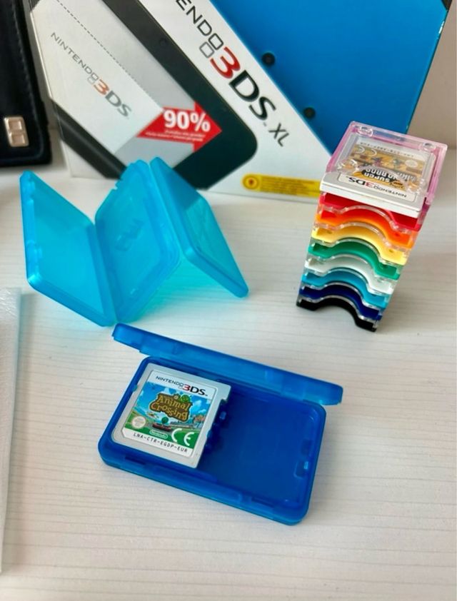 Nintendo 3DsXL blu + accessori