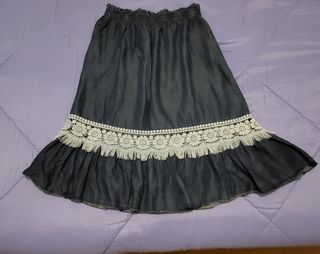 Falda estilo vaquera