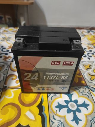 Batería motocicleta gel xtx7L-bs