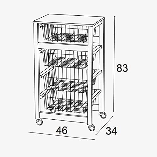 Carrito de cocina madera maciza