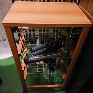 Carrito de cocina madera maciza