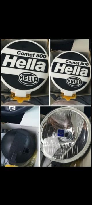 juego de faros hella nuevos originales completos 
