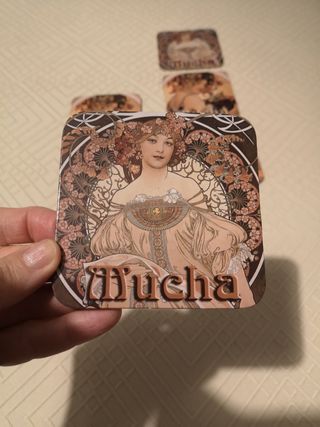 6 sottobicchieri Mucha