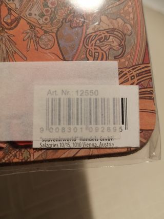 6 sottobicchieri Mucha