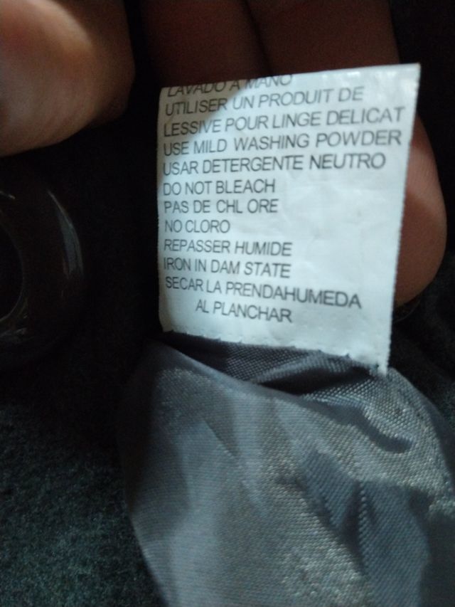 Abrigo pano gris nuevo  L-XL