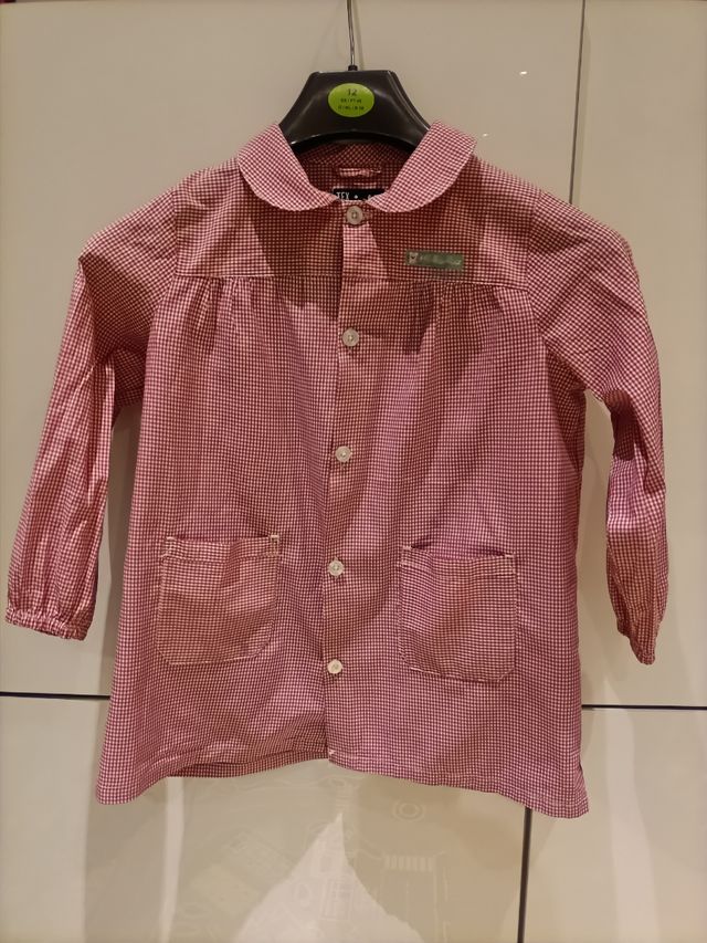 Babis cuadros rojos y blancos varias tallas