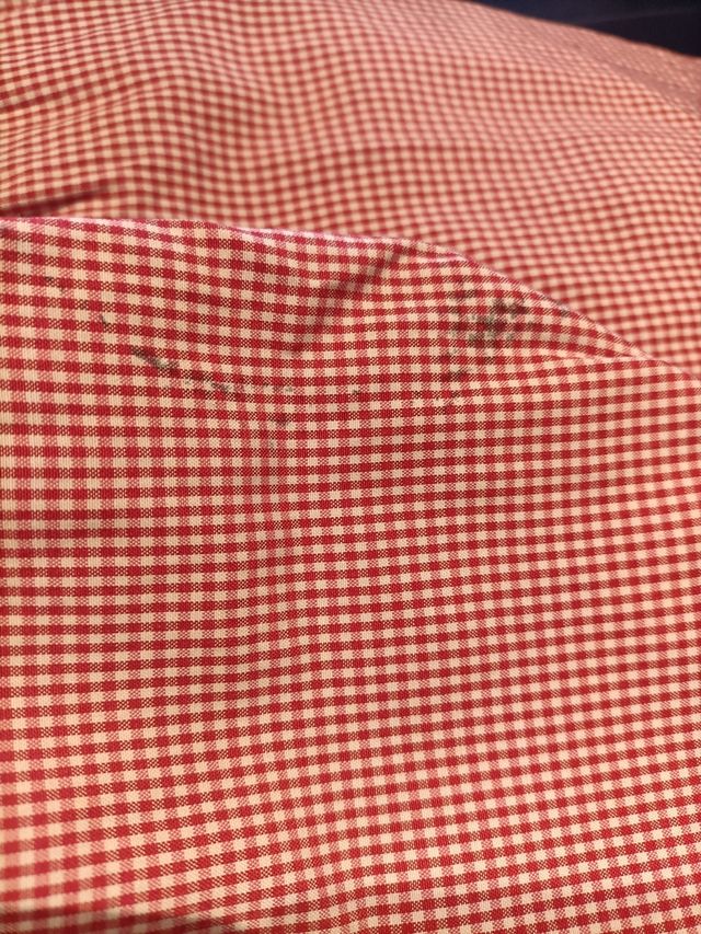 Babis cuadros rojos y blancos varias tallas