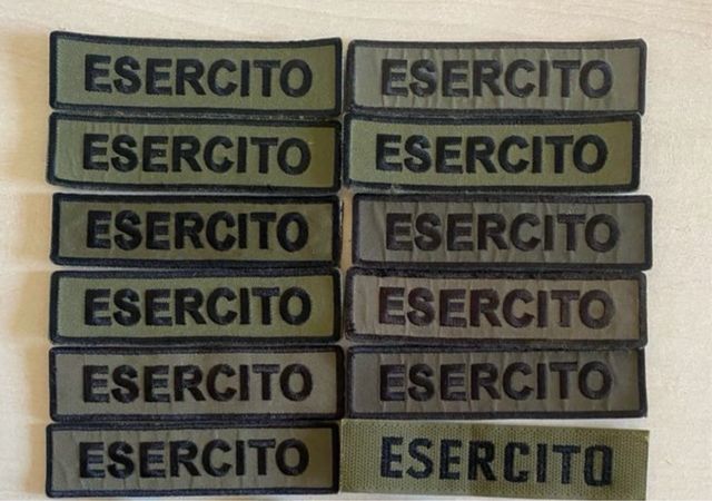 Scratch esercito con velcro 