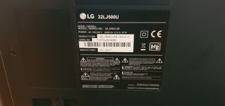 Televisión led LG 32".