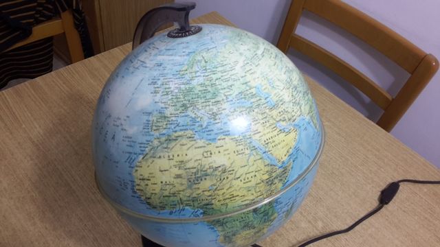 LAMPARA INFANTIL, GLOBO TERRESTRE